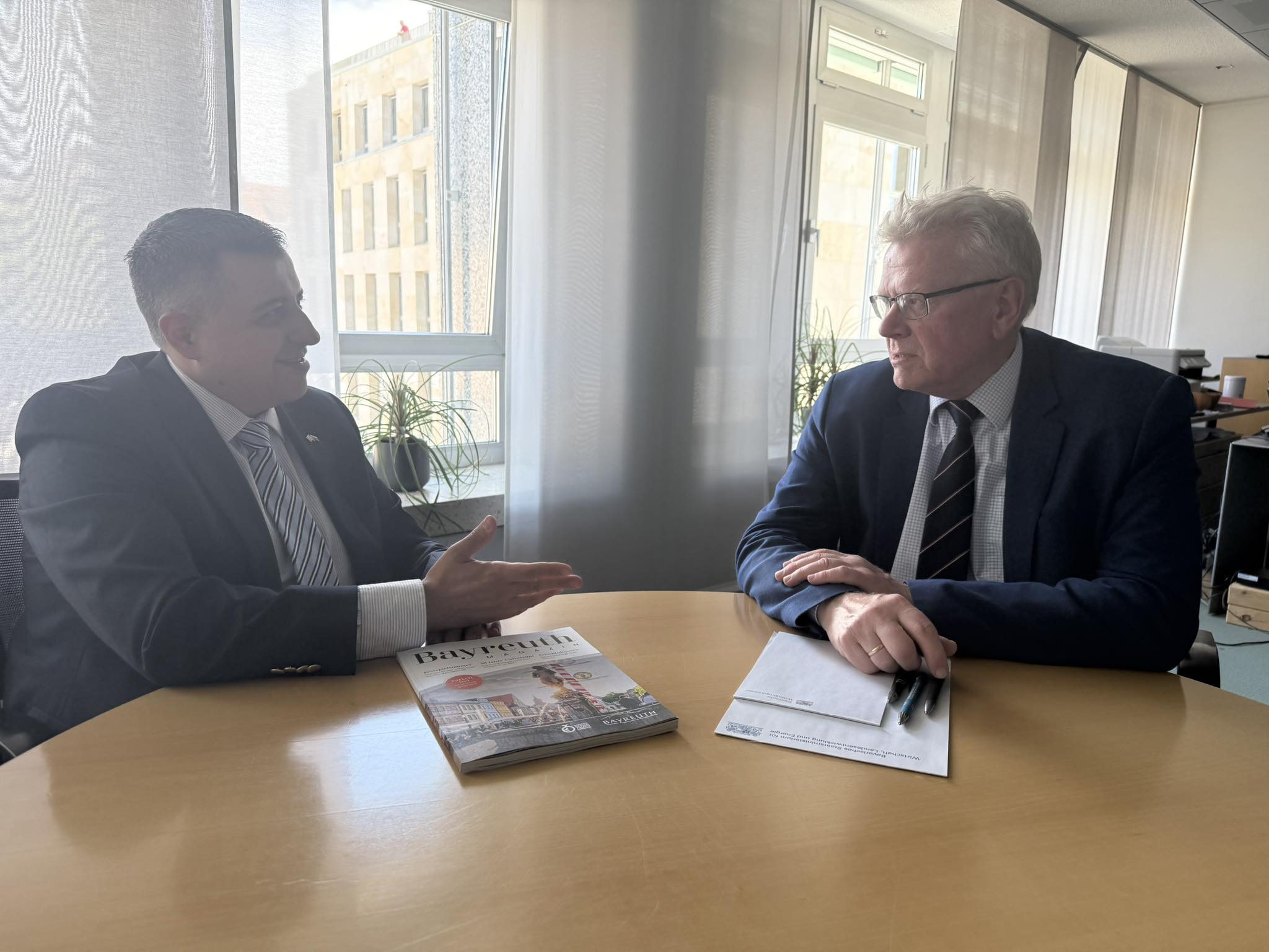 Работно посещение на генералния консул на Република България в Мюнхен г-н Стефан Йонков в гр. Байройт 